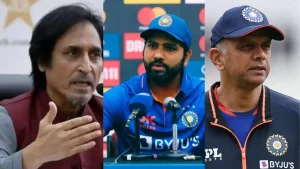 Ramiz Raja Criticizes Rohit Sharma and Rahul Dravid during the ODI World Cup in 2023 