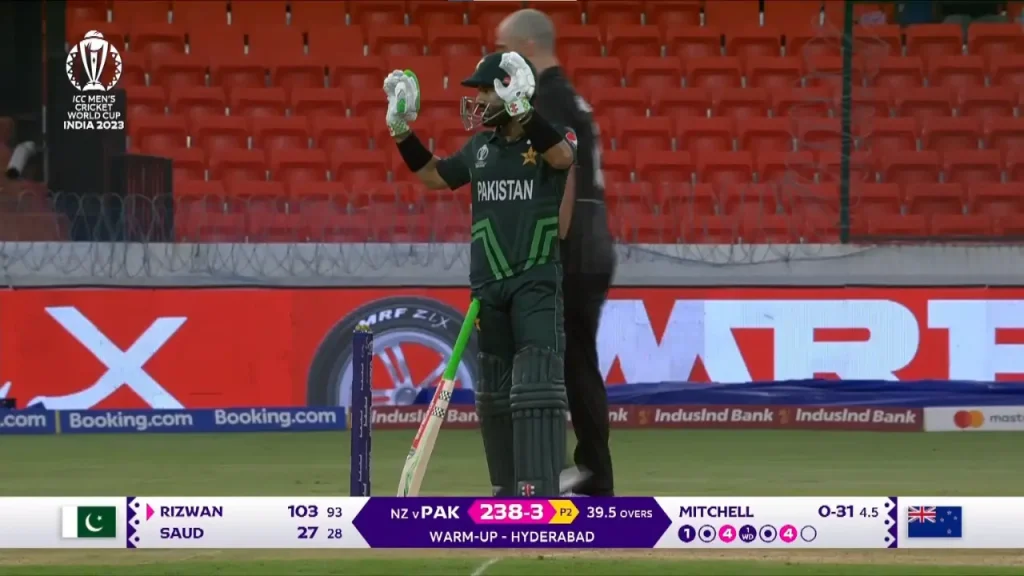 Rizwan 100 in the First Warmup Match Against New Zealand
