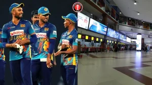 The Sri Lankan cricket team arrives in Guwahati for the 2023 World Cup of Cricket warm-up games
