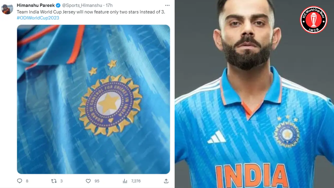 Why are There Two Stars on the India Leaked World Cup 2023 Jeresy ?