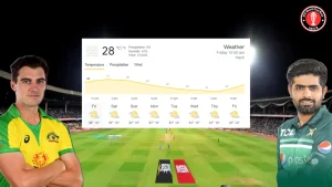 AUS vs PAK Weather Report ICC Cricket World Cup 2023