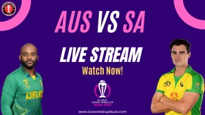 Australia vs South Africa ICC Cricket World Cup 2023 Live Streaming, ball by ball commentary and Live Score
