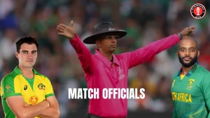 AUS vs SA Match Officials for ICC Cricket World Cup 2023