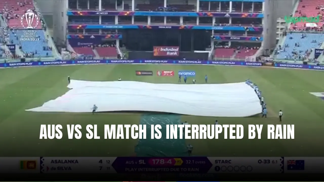 AUS vs SL Match is interrupted by Rain