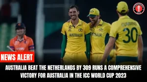 Australia Beat The Netherlands By 309 Runs A Comprehensive Victory for Australia In The ICC World Cup 2023