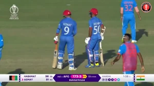 Azmat Ullah Orakzai Score Spectulating 50 against India
