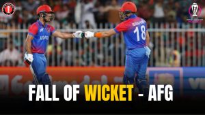 BAN vs AFG, ICC Men’s CWC23, Dharamsala | Match 03 | Fall of Wickets | AFG Innings