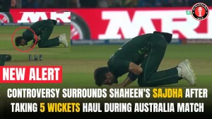 Controversy Surrounds Shaheen’s Sajdha After taking 5 wickets haul During Australia Match