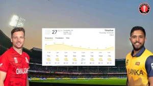 England vs Sri Lanka Weather Report  ICC Cricket World Cup 2023