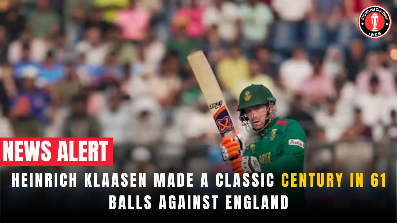 Heinrich Klaasen made a classic century in 61 balls against England