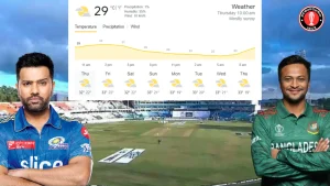 IND vs BAN Weather Report ICC Cricket World Cup 2023