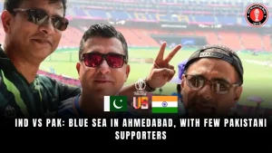 IND vs PAK: Blue sea in Ahmedabad, with few Pakistani supporters