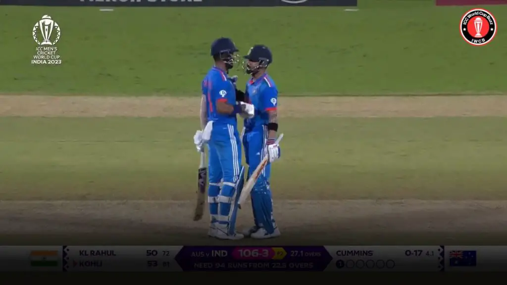 India Beat Australia by 6 Wickets in Hnad in 42nd Over to Kick Start Their World Cup 2023 Campaign