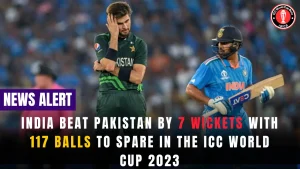 India Beat Pakistan by 7 Wickets with 117 Balls to Spare in the ICC World Cup 2023