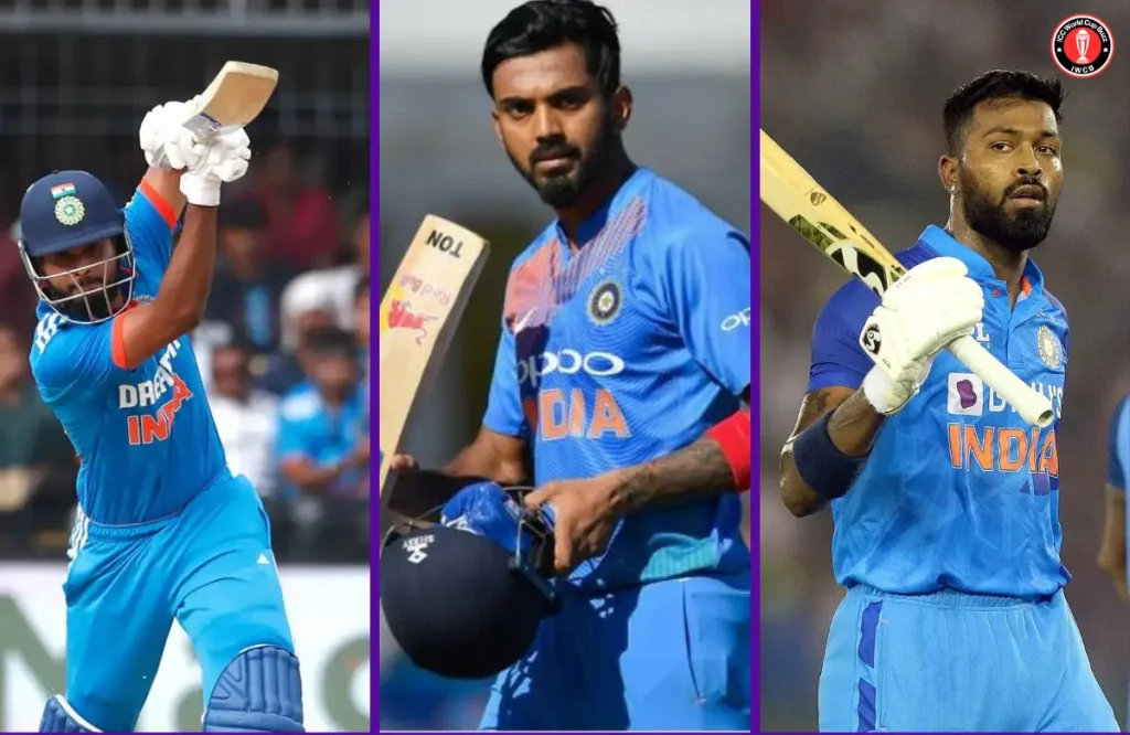 India Playing 11 vs Pakistan ICC World Cup 2023 middle order