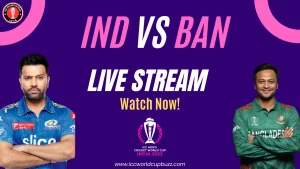 India vs Bangladesh ICC Cricket World Cup 2023 Live Streaming, ball by ball commentary and Live Score