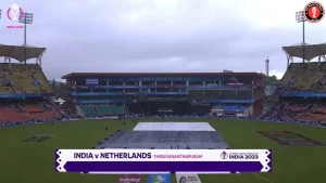 India vs Netherlands Match was abandoned without a ball bowled of the ICC World Cup 2023