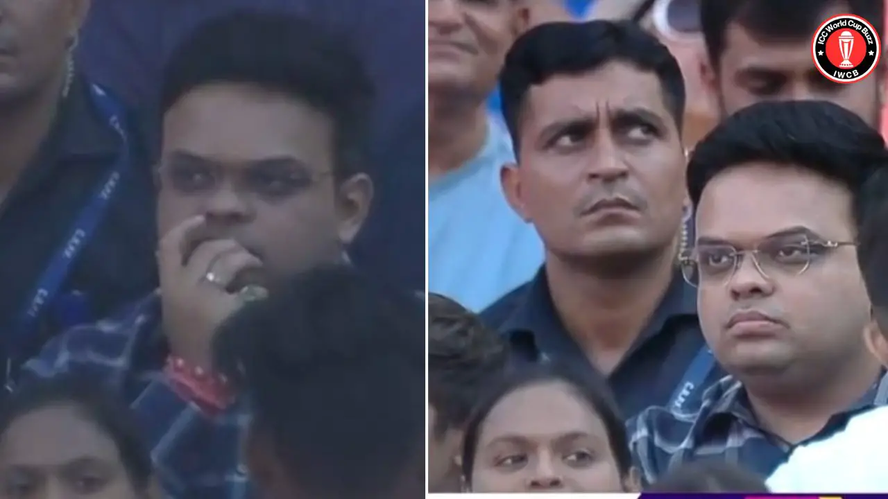 Jay Shah, a fan of cricket, watches the thrilling New Zealand vs England game with general public