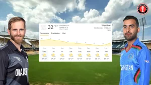 NZ vs AFG Weather Report ICC Cricket World Cup 2023