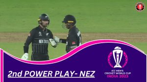NZ vs ENG ICC Men’s CWC2023 Match 01, Ahmedabad, 2nd Power Play Score Update – NZ Innings | BazBall-Approach Comes to Life