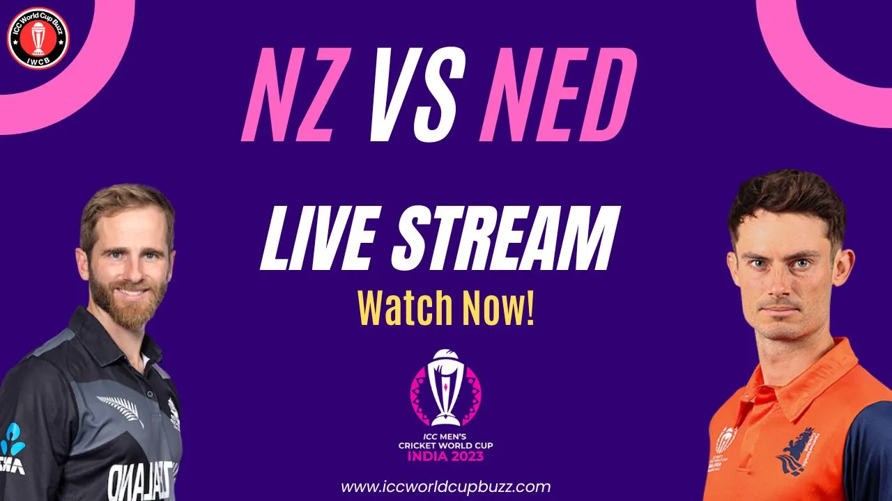 Netherlands vs New Zealand ICC Cricket World Cup 2023 Live Streaming, ball by ball Commentary and Live Score