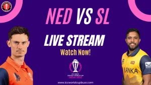 Netherlands vs Sri Lanka ICC Cricket World Cup 2023 Live Streaming, ball by ball commentary and Live Score