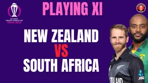 New Zealand vs South Africa Playing XI Warmup Match 7 ICC World Cup 2023