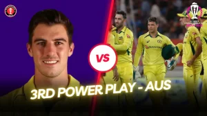 PAK vs AUS ICC Men’s CWC23 Warm-up Match, Hyderabad, 3rd Powerplay Score Update – AUS Inning