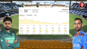 PAK vs AFG Weather Report ICC Cricket World Cup 2023