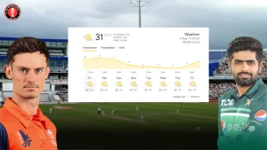 PAK vs NED Weather Report Today for ICC Cricket World Cup 2023 match