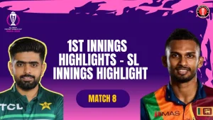 PAK vs SL, ICC Men’s CWC23, Dharamsala | Match 08 | 1ST Innings Highlight | SL Innings