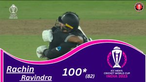 Ravindra Scored His Maiden Hundred Against England in the Opener of the ICC World Cup 2023