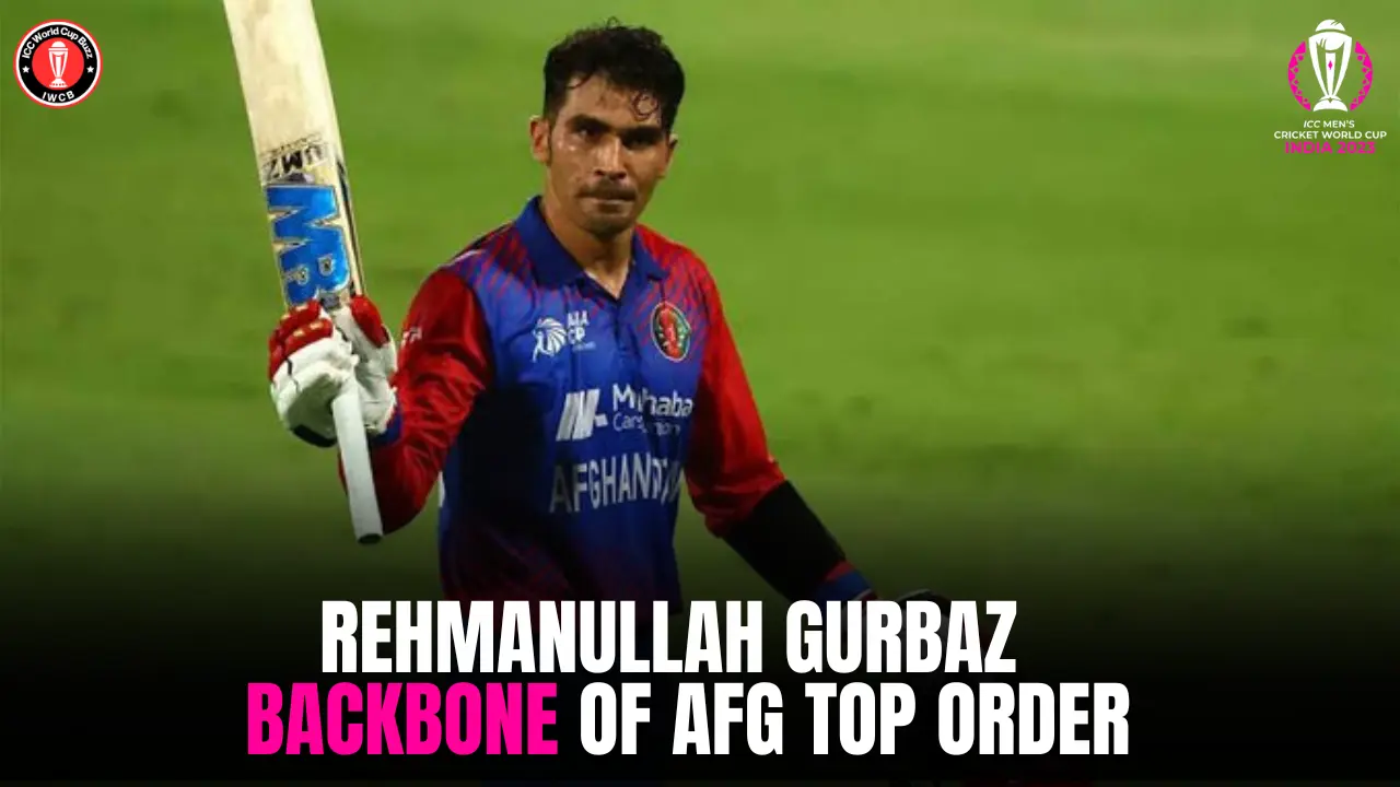 Rehmanullah Gurbaz - Backbone of AFG Top Order