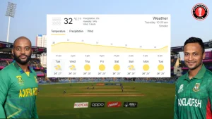 SA vs BAN Weather Report ICC Cricket World Cup 2023 