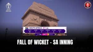 SA vs SL, ICC Men’s CWC23, Delhi | Match 04 | Fall of Wickets | SA Innings