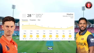 SL vs NED Weather Report ICC Cricket World Cup 2023 