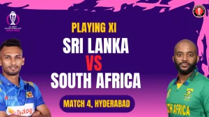 SL vs SA Playing 11 and Playing Conditions of Match 4 of the ICC World Cup 2023