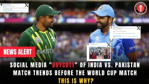Social media “boycott” of India vs. Pakistan match trends before the World Cup match. This is Why?