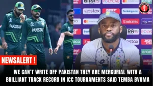 We Can’t Write Off Pakistan They Are Mercurial With A Brilliant Track Record In ICC Tournaments Said Temba Bvuma
