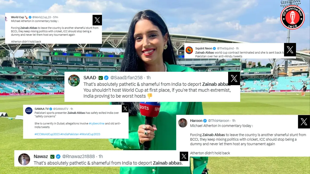 Zainab Abbas, a sports presenter for Pakistan, was deported from India after her anti-Hindu tweets reappeared online