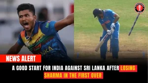 A Good Start for India Against Sri Lanka after Losing Sharma in the First Over 