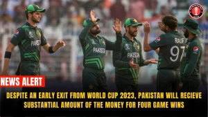 Despite an early exit from world cup 2023, Pakistan will recieve substantial amount of the money for four game wins