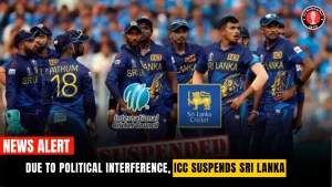 Due to political interference, ICC Suspends Sri Lanka
