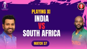 Ind vs SA Playing 11 Match 37 ICC World Cup 2023