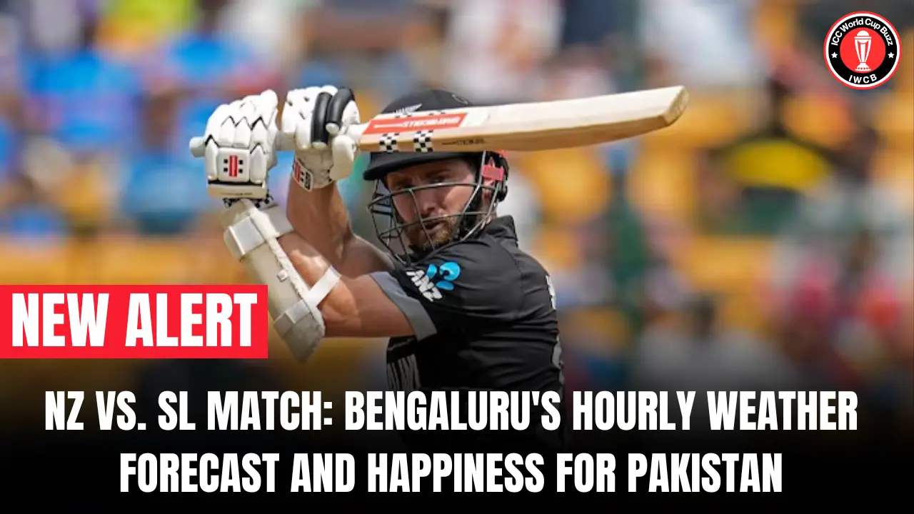 NZ vs. SL match: Bengaluru's hourly weather forecast and happiness for Pakistan
