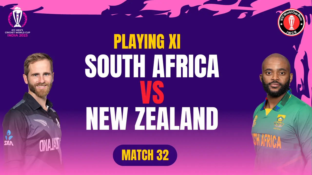SA vs NZ Playing 11 Match ICC World Cup 2023