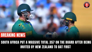 South Africa Put a Massive Total 357 on the Board After Being Invited by New Zealand to Bat First 