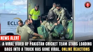 A viral video of Pakistan Cricket Team stars loading bags into a truck has gone viral. online reactions