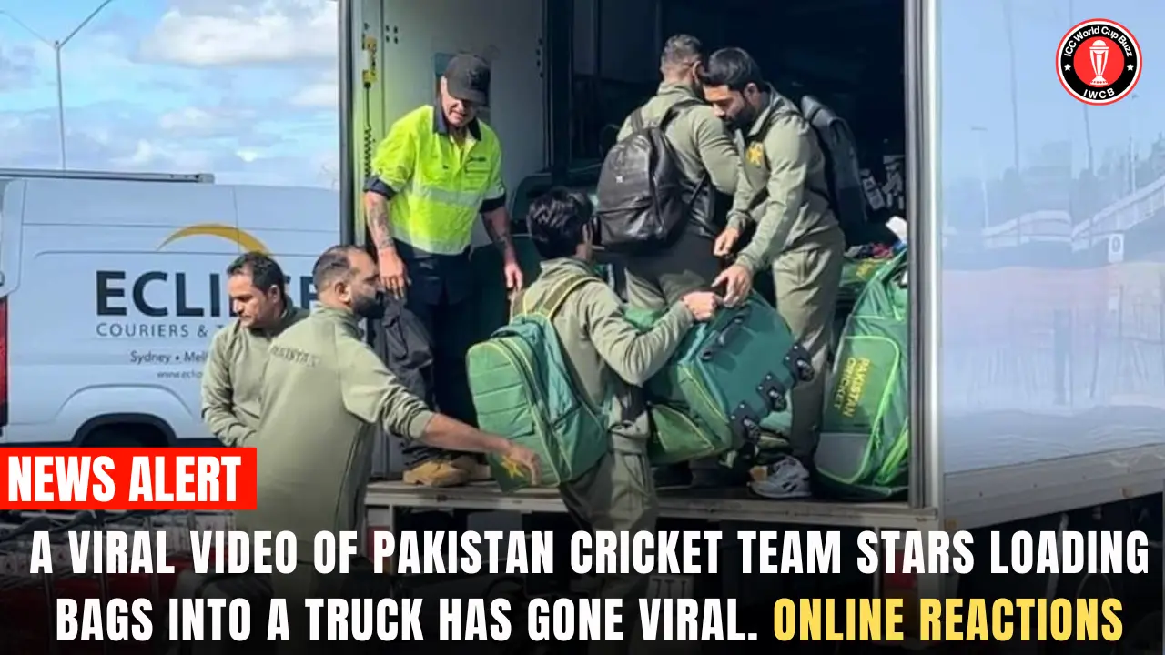 A viral video of Pakistan Cricket Team stars loading bags into a truck has gone viral. online reactions