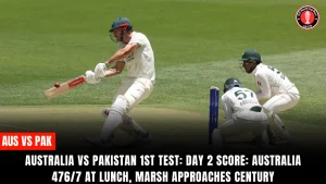Australia vs Pakistan 1st Test: Day 2 Score: Australia 476/7 At Lunch, Marsh Approaches Century